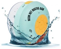 GTB® Douche Speaker - Badkamer Speaker - Douche Speaker Bluetooth - Mintgroen - 5cm x 9cm x 8 cm