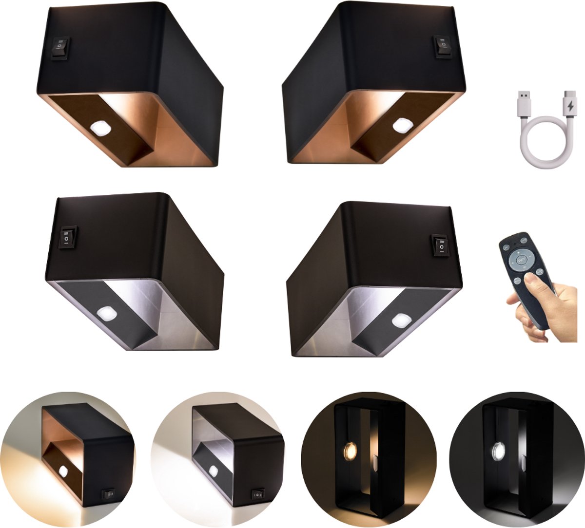 Bewegingssensor Kastverlichting, Verlichting onder de kast, 10 LED
