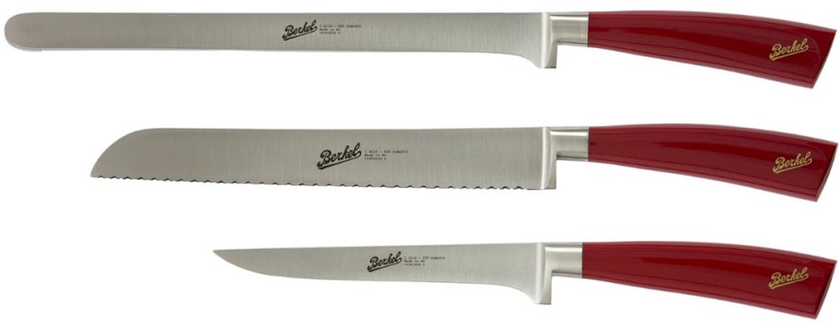 Berkel KEP3HS00SRRGB keukenmes Roestvrijstaal 3 stuk(s) Messenset