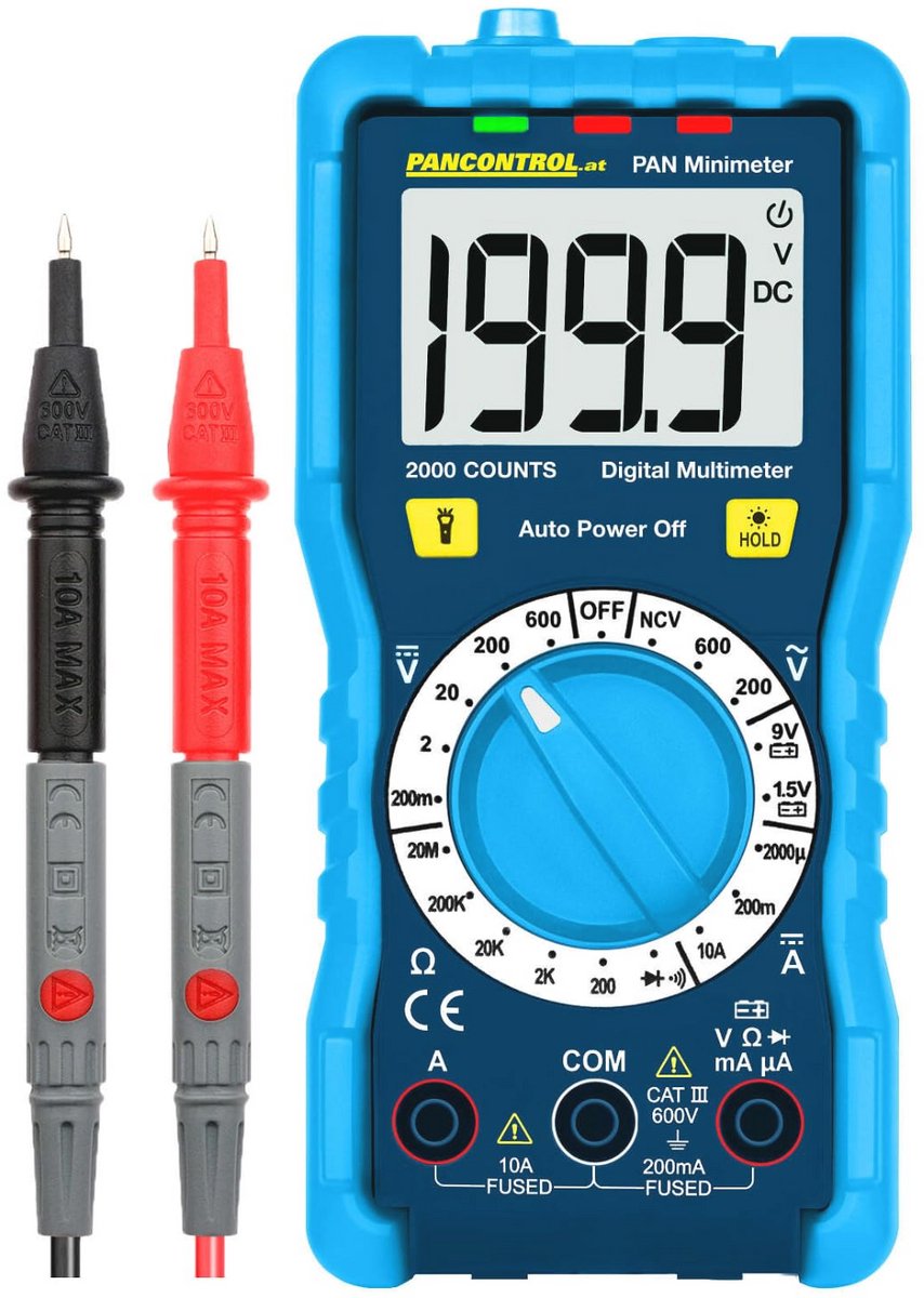 digitale multimeter met Diodentest en Akoestische Doorgang