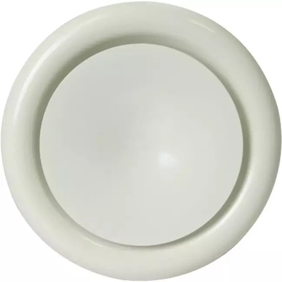 Vanne d'alimentation en Ventilation métal Ø 80 RAL 9010 avec ressorts de serrage - DVSC-P080