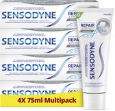 Bol.com Sensodyne Repair & Protect Whitening Tandpasta voor gevoelige tanden 4x 75 ml aanbieding