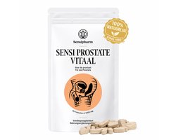 Sensi Prostate Vitaal - Prostaat Capsules - 100% Natuurlijk Prostaat Supplement voor Gezonde Prostaatfunctie - 90 Prostaat Tabletten - Sensipharm