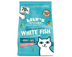 Lily's Kitchen Katenvoer Droog Adult Witvis & Zalm 800 gr