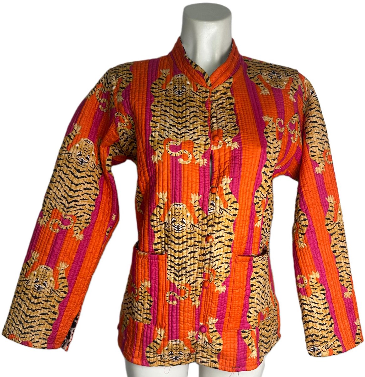 HS Reversible Jas Dames - Oranje Rood - Maat S/M