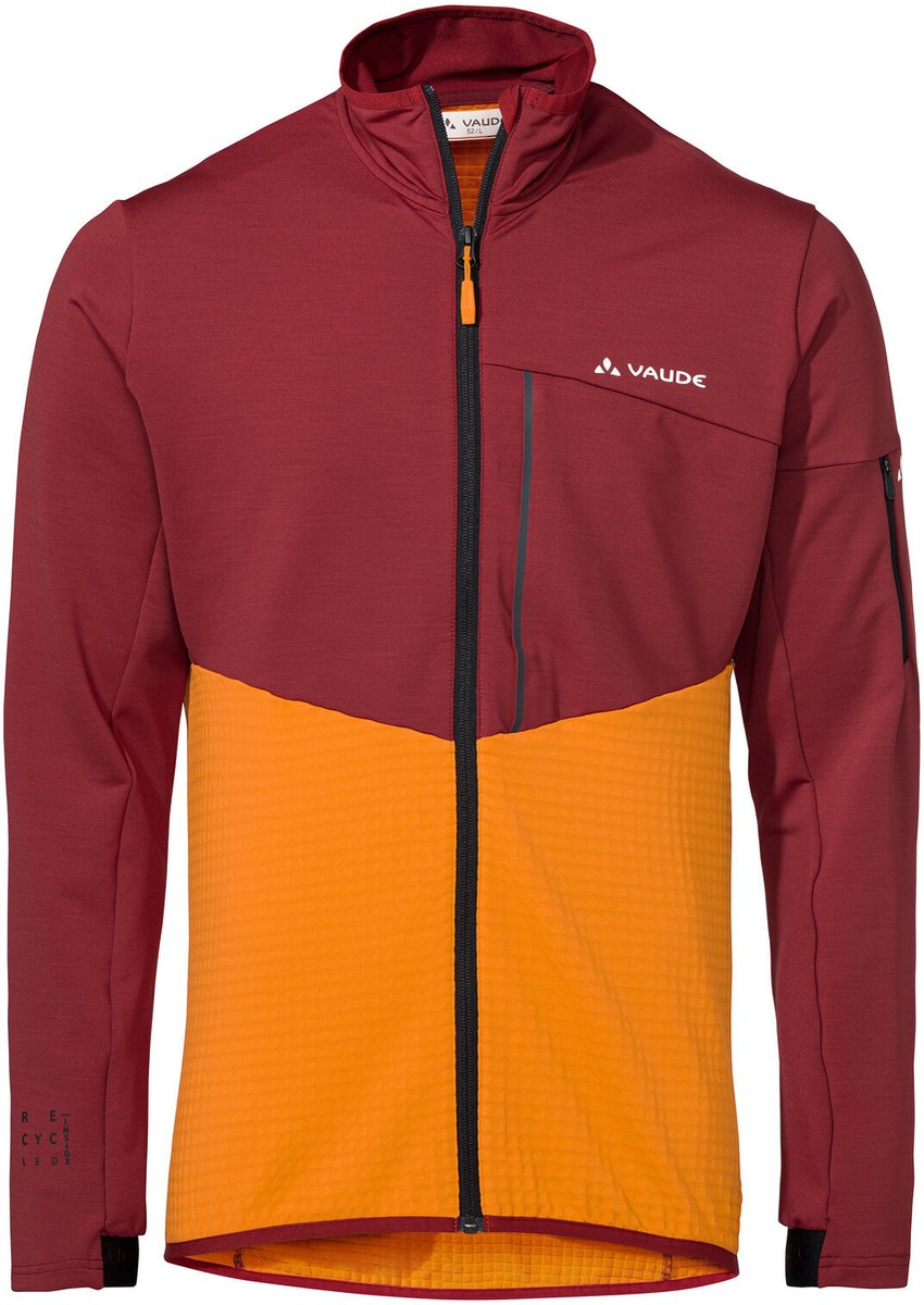 VAUDE Men’s Scopi Fleece Jacket Jas outdoorjas Heren Outdoorjas Roze