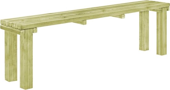 vidaXL Eetkamerbank 150x27,5x45 cm FSC geïmpregneerd grenenhout