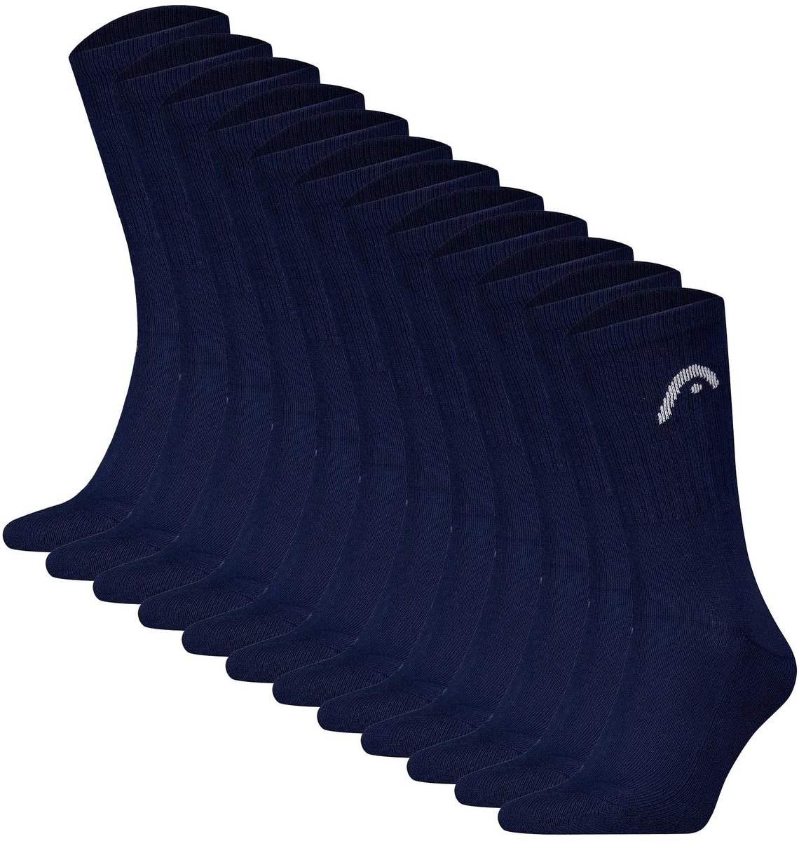 Head Sokken All Sport Training Crew 12P Verpakking van 12 Blauw