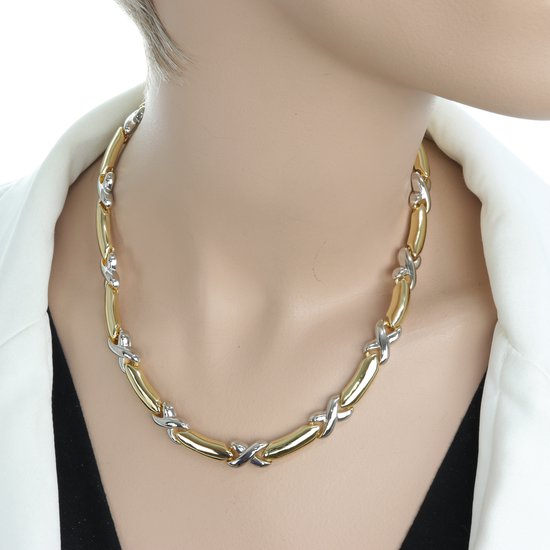 Behave – Parure de bijoux – Bicolore – Couleur or Couleur argent – ​​Elegant – Sans nickel