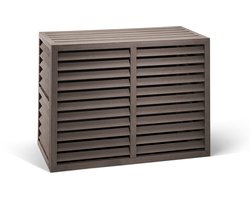 Evolar Airco Omkasting Buitenunit - Ombouw Warmtepomp - Onderhoudsvrij - WPC - 110 x 80 x 55 cm - EVO-COVER-WPCMWG