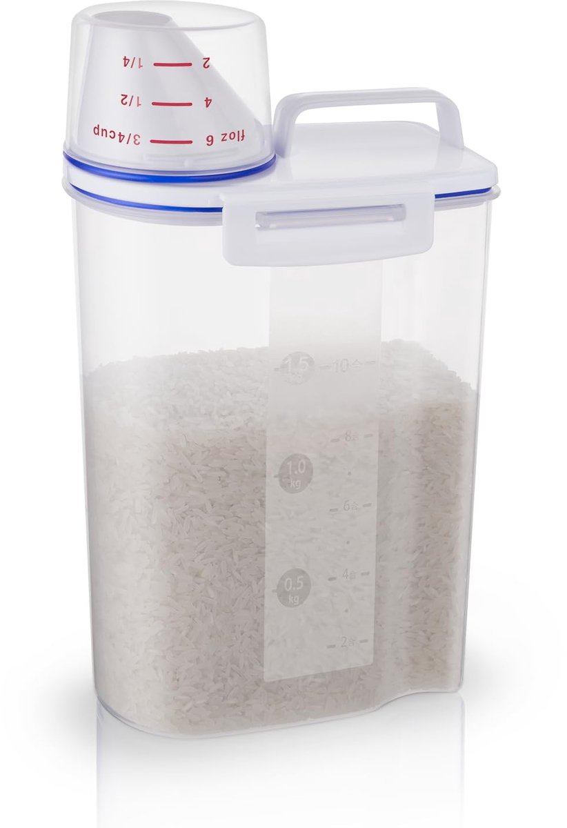 Ibenzoa® Veelzijdige 2-Liter Luchtdichte Keuken Opbergdoos voor Voedselveiligheid en Versheid