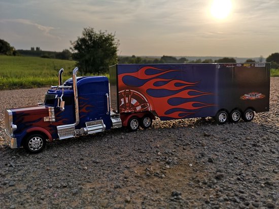 RC-vrachtwagen met afstandsbediening en verlichting USA FREIGHTLINER klassieke Amerikaanse PETERBILT