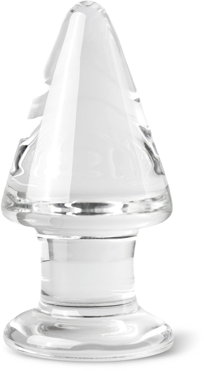 Kristalheldere Glazen Buttplug – Luxe, Glad & Elegant