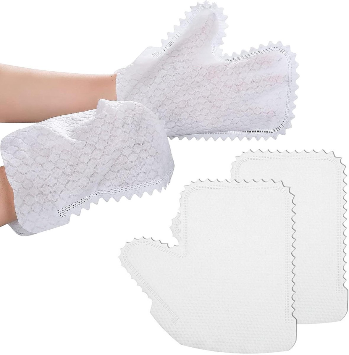 Stofverwijderingshandschoenen - 20 Stuks | Visschubbenreiniging | Herbruikbare Niet-Geweven Stofhandschoenen | Droge en Natte Reiniging | Wasbaar | Extra zoekwoorden: reinigingshandschoenen, stofhandschoenen