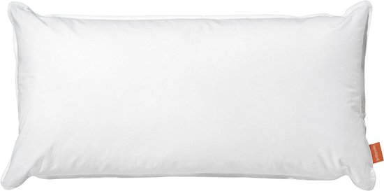 sleepling 193790 Set of 2 Water Pillows, Orthopaedic Pillow, Cover Made in 100% Cotton, Made in EU, Washable up to 40 Degrees, 40 x 80 cm, White