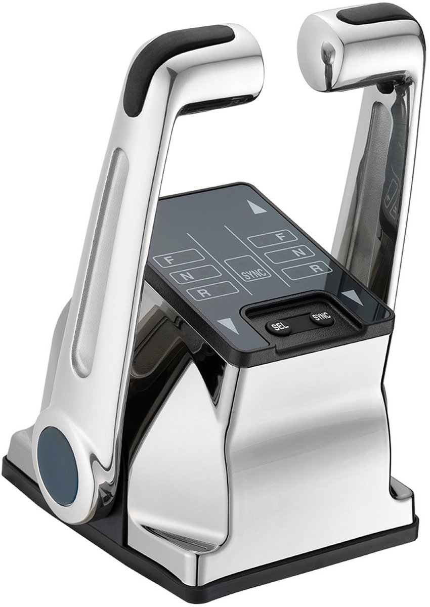 NHK MEC KE+ dubbele chromen Motorbediening met RVS Handgrepen | NM1053-00