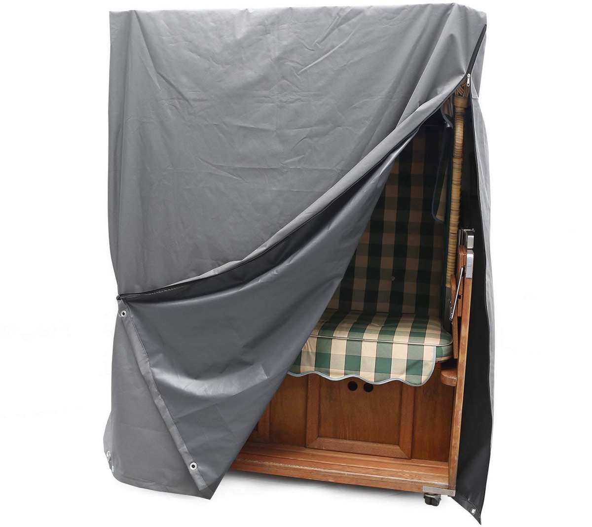 Ibenzoa Beschermhoes voor Strandstoel - 600D Oxford Polyester grijs