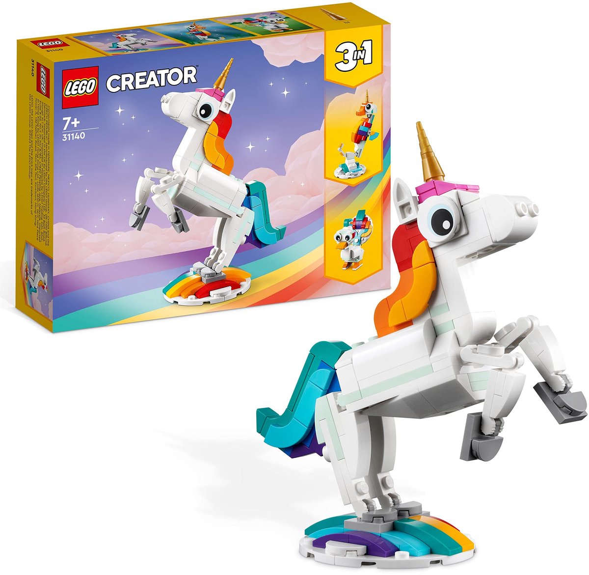 LEGO Creator 3in1 Magische Eenhoorn Speelgoed Set - 31140 — afbeelding 14