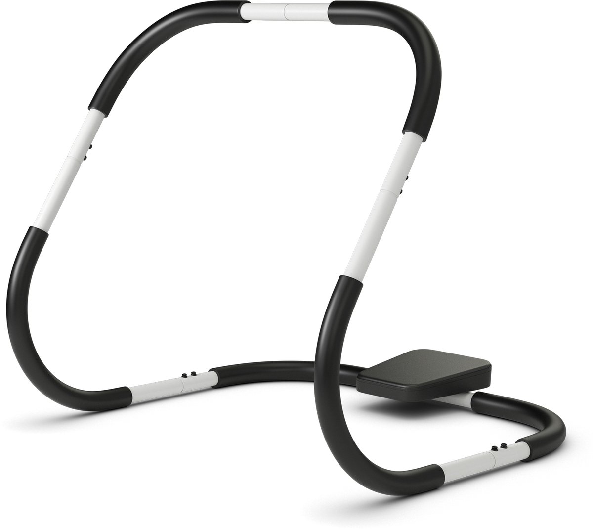 COSTWAY Abroller buiktrainer, 73 x 73 x 64 cm, buikspiertrainer, situp trainingsapparaat, billen trainer voor thuis