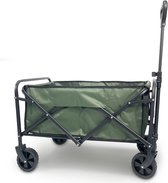TerraGear Bolderkar opvouwbaar - Bolderwagen - Compact - 80KG draagcapaciteit - Groen