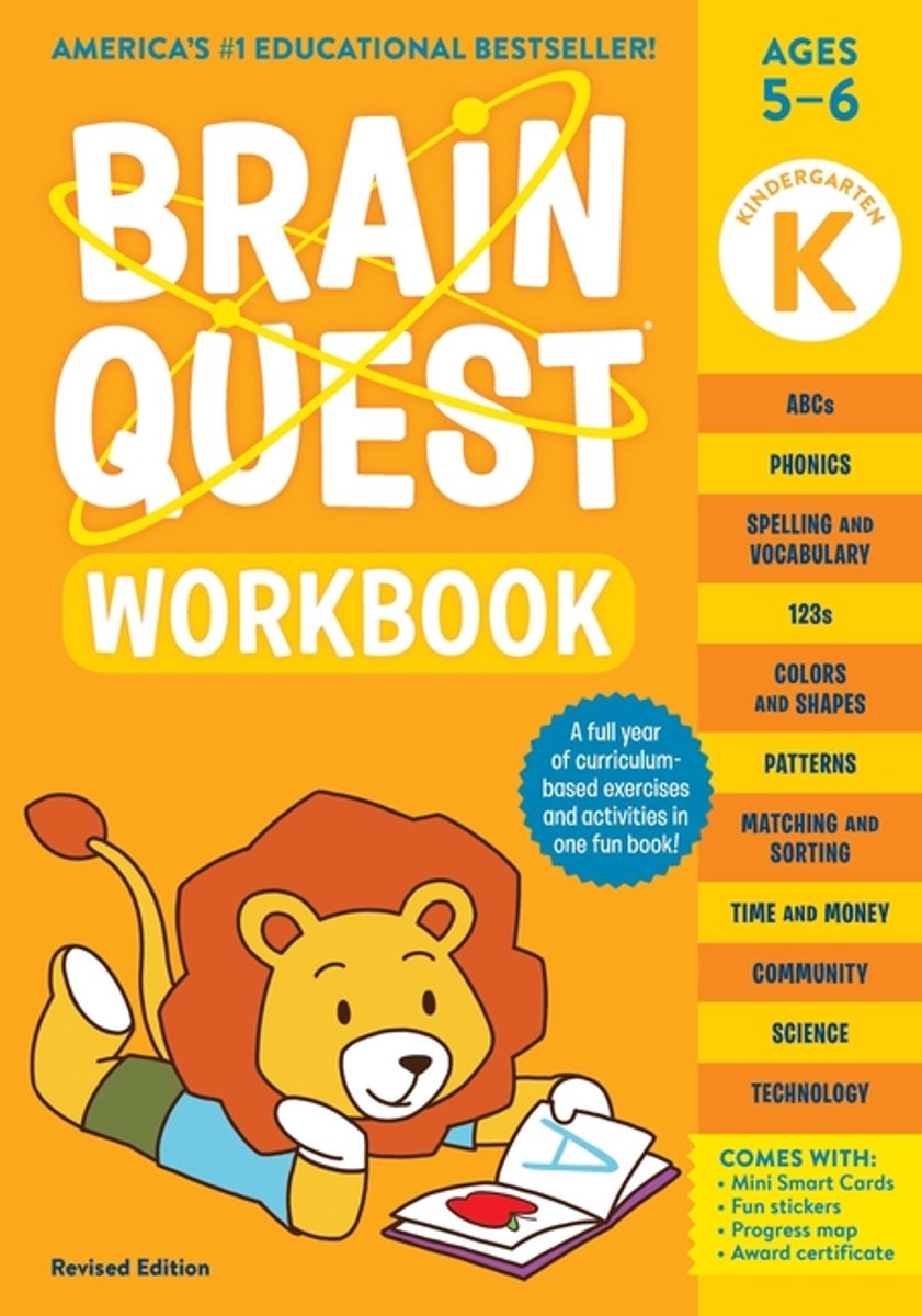 Omslag van Brain Quest Workbook: Kindergarten (Revised Edition)