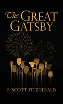 Boekhoes 'The Great Gatsby' met vuurwerk en champagneglazen