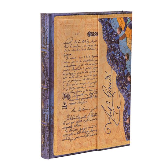 Embellished Manuscripts Collection- Gaudi, The Manuscript of Reus (Embellished Manuscripts Collection) Midi Lined Hardback Journal (Elastic Band Closure)
