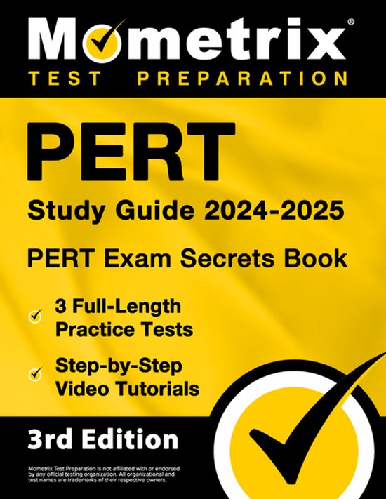 PERT Study Guide 2024-2025 - PERT Exam Secrets Book, 3 Full- ... - cover