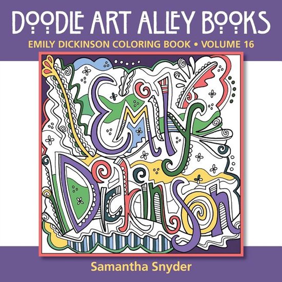 Doodle Art Alley Books- Emily Dickinson Coloring Book