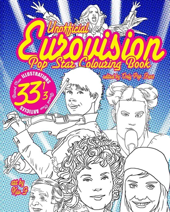 Eurovision Pop Star Colouring Book - cover