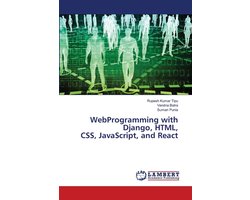 Omslag van WebProgramming with Django, HTML, CSS, JavaScript, and React