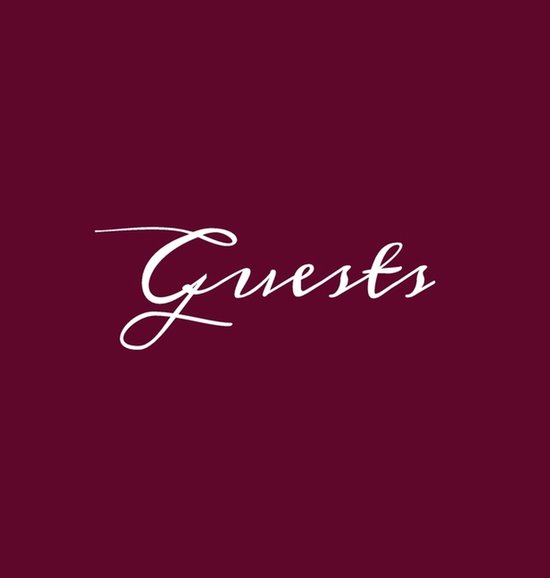 Guests Wine Burgundy Hardcover Guest Book Blank No Lines 64  ... - cover