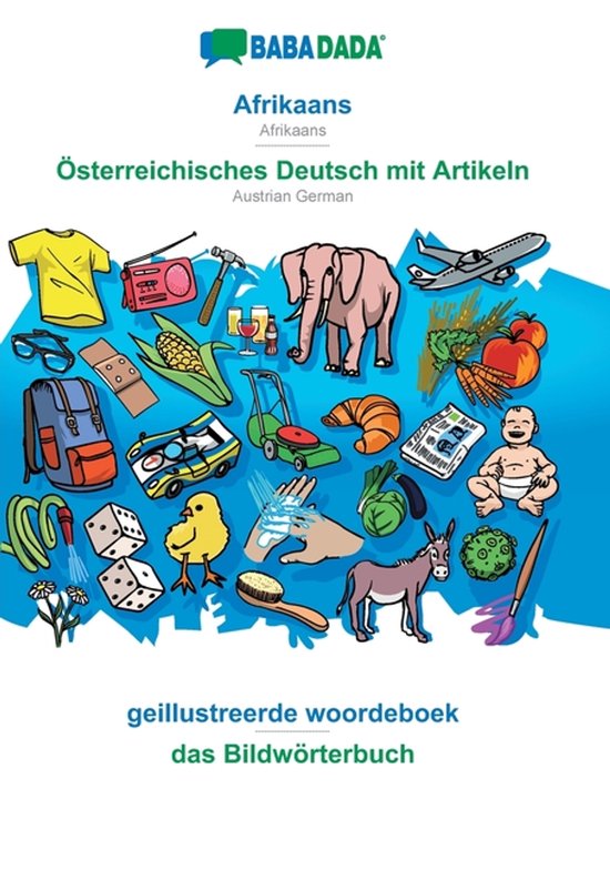 Afrikaans - Österreichisches Deutsch mit Artikeln, geillust ... - cover