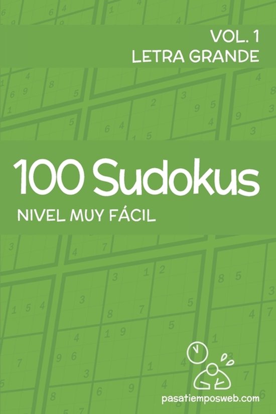 Sudokus de Pasatiemposweb- 100 Sudokus de nivel muy fácil - ... - cover