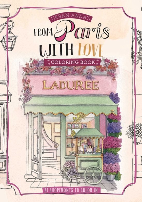 Urban Anna Coloring- Urban Anna's From Paris with Love Color ... - cover