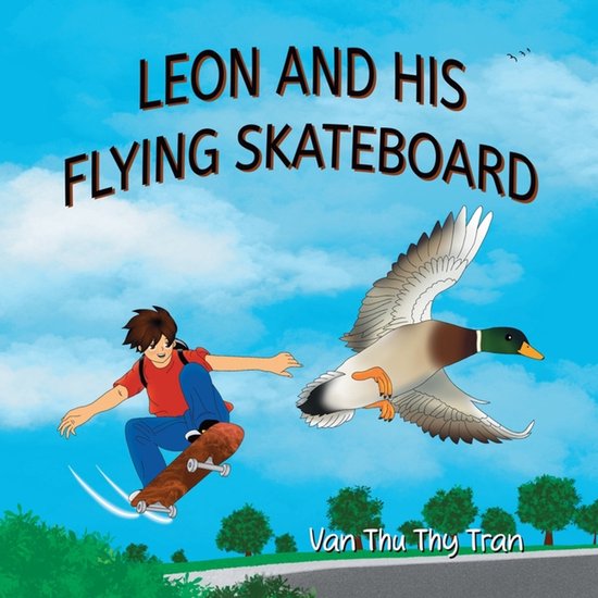 Leon and His Flying Skateboard - cover