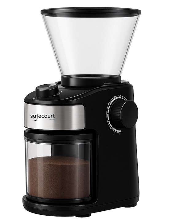 Safecourt Kitchen Koffiemolen Deluxe - Elektrische koffiemolen - Koffiebonen...