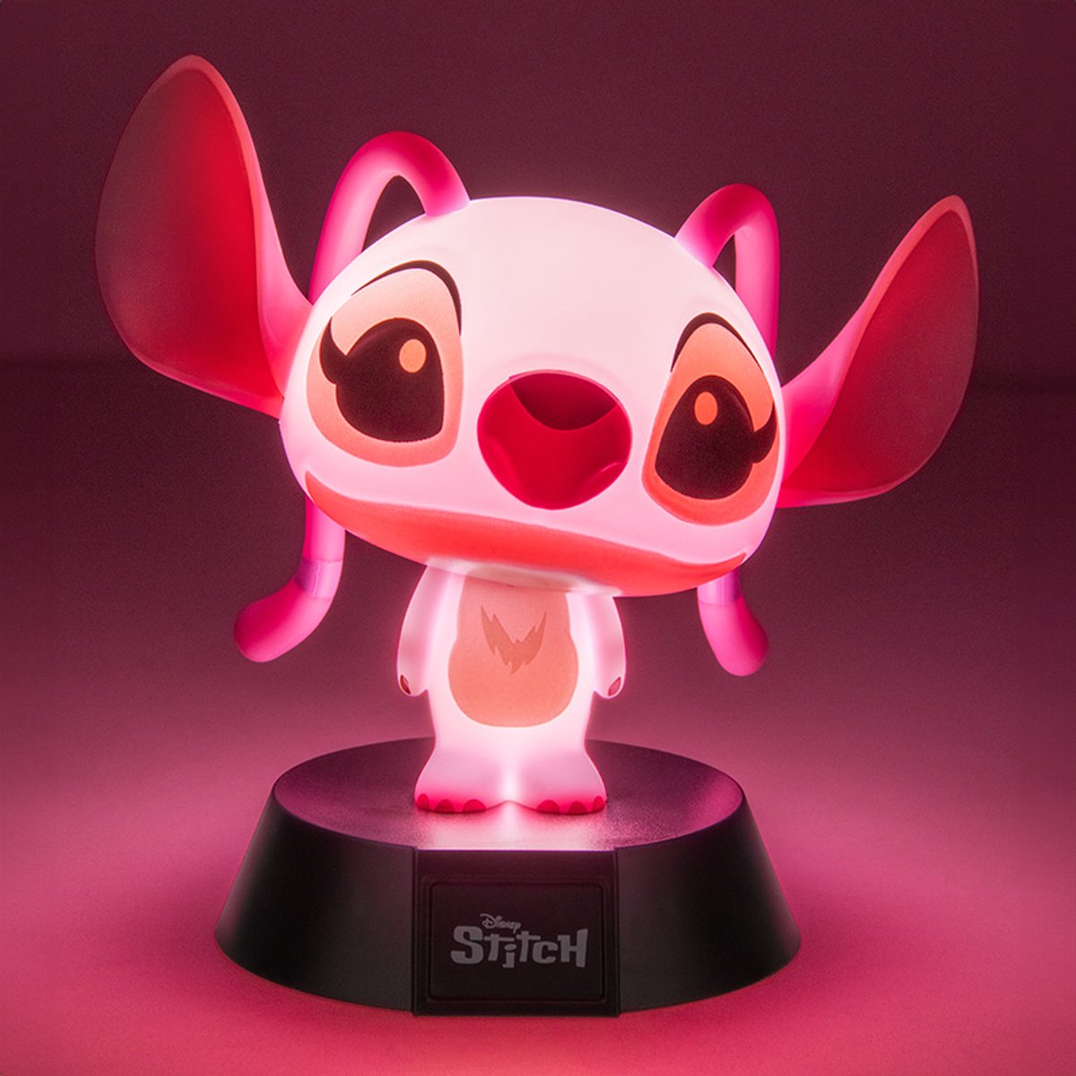 Disney Angel Mini Icon Light, Officieel Gelicentieerde Lilo & Stitch LED Lamp voor Kinderkamers, Huis, Bureau, Op Batterijen Werkend Verzamelbaar Cadeau voor Filmliefhebbers – Paladone — afbeelding 5