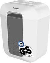 Bol.com Fellowes LX50 Papierversnipperaar - Cross-Cut - P4 - 9 vel - 17L - Wit aanbieding