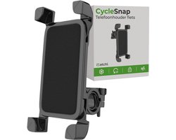 iSetchi CycleSnap Telefoonhouder voor Fiets , Motor & Scooter / Brommer - Anti-Schok laag- Draaibaar & Verstelbaar - Universeel - GSM Mobiel Houder - Fietshouder iSetchi CycleSnap Telefoonhouder voor Fiets , Motor & Scooter / Brommer - Anti-Schok laag- Draaibaar & Verstelbaar - Universeel - GSM Mobiel Houder - Fietshouder