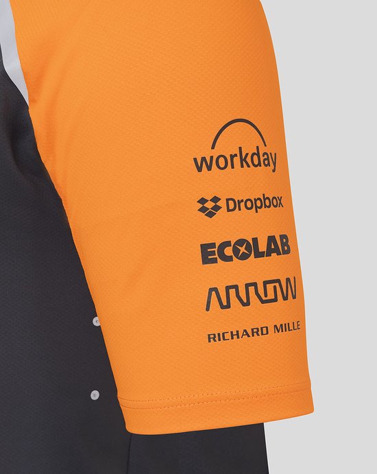 Mclaren Teamline T-shirt Grijs 2025 XXXL - Lando Norris - Oscar Piastri van McLaren — afbeelding 4