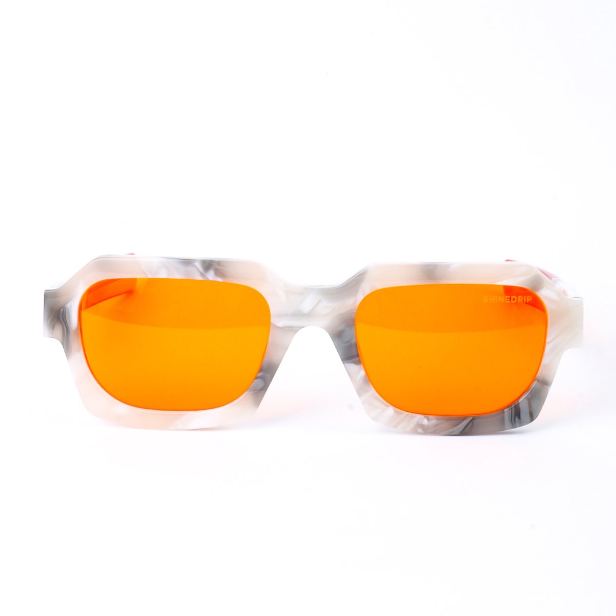 Shinedrip Amsterdam- Prestige Summer Zonnebril- Oranje Zonnebril- Sunglasses- Unisex- Dames en Heren