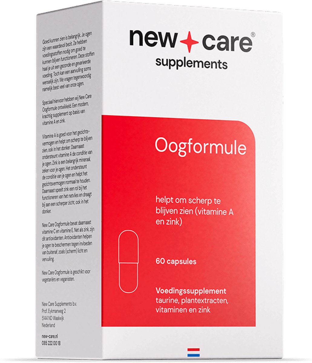 Goedkoopste New Care Oogformule - 60 capsules