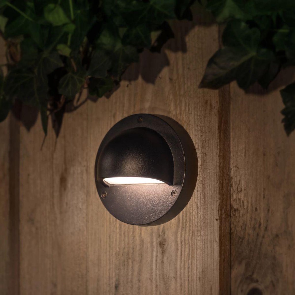Garden Lights: Deimos Wandlamp 12 Volt Set (4st) - Zwart