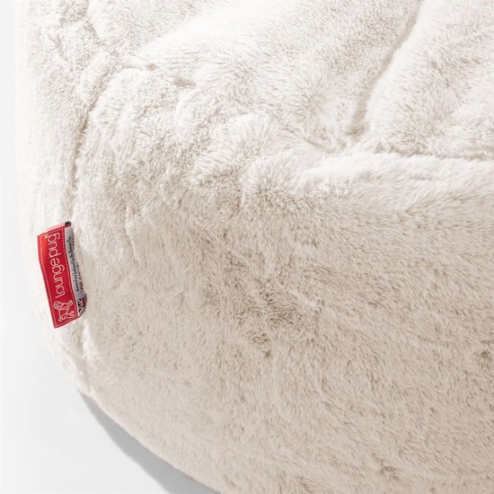 Gutekissen Kinderzitzak Miki in de vorm van een bal 28 cm, knuffelige pluche zitzak, comfortabele en stijlvolle zitting voor kinderkamer (beige