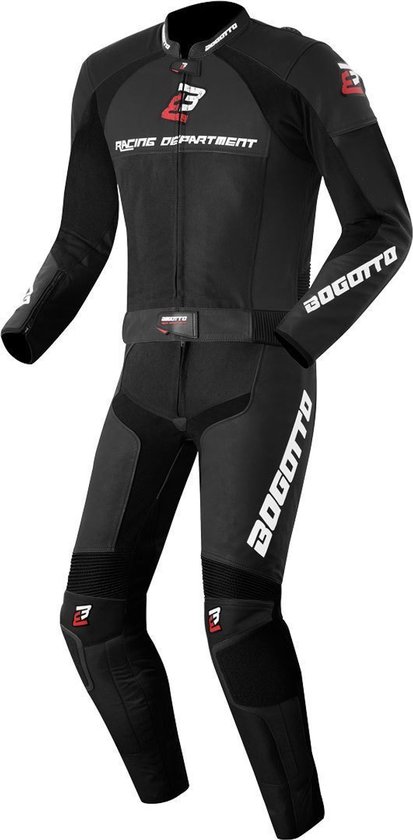 Combinaison moto 2 pièces Bogotto Losail Zwart - Taille 50 - Combinaison de course