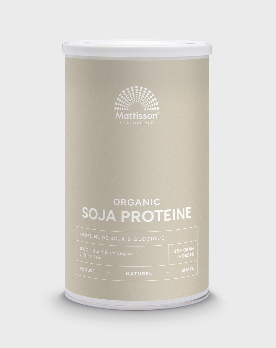 Goedkoopste Mattisson - Biologische Soja Proteïne Poeder - 90 Eiwit - Vegan Eiwit Shake - 350 Gram
