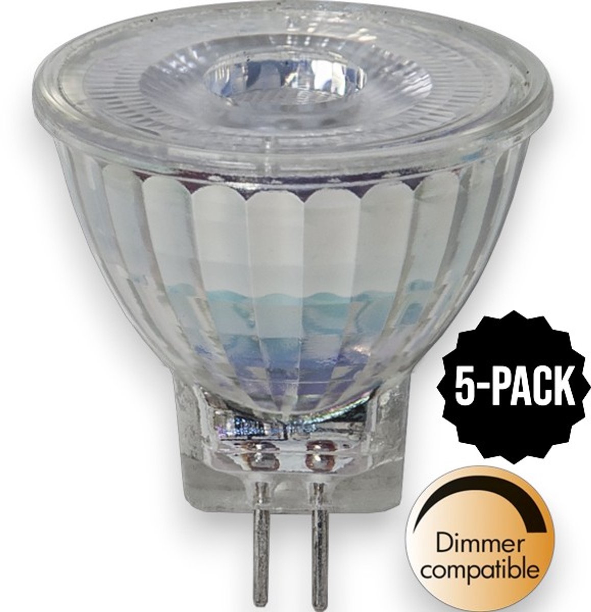 5-Pack | Spot - GU4 - 4W - Extra Warm Wit - 2700K - Dimbaar