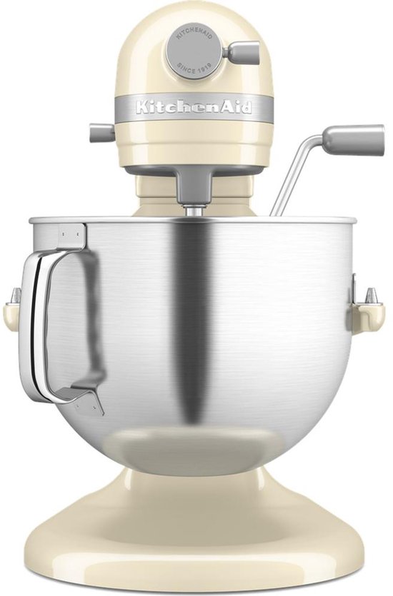 KitchenAid Artisan Standmixer met in Hoogte Verstelbare Kom - Krachtig, stil, 11 snelheden, roestvrijstalen accessoires en capaciteit van 6,6L - Amandelwit van KitchenAid — afbeelding 5
