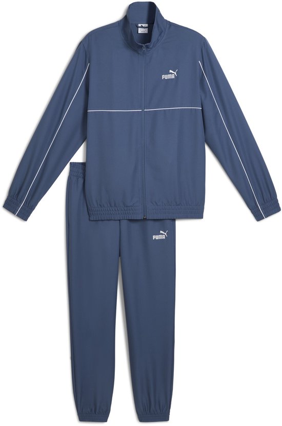 PUMA Woven Tracksuit Heren Trainingspak - Dark Indigo